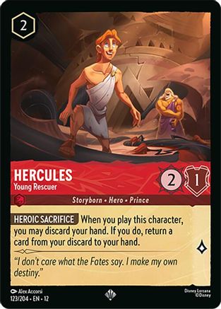 Hercules - Young Rescuer (123/204) - Wilds Unknown - for just $0.12! 