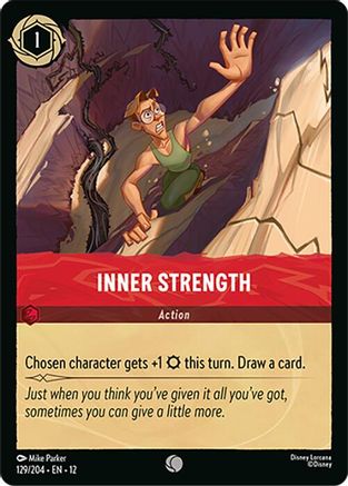 Inner Strength (129/204) - Wilds Unknown Cold Foil - for just $0.11! 