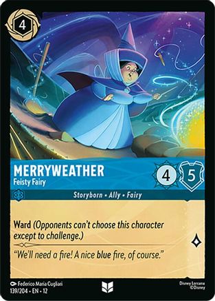 Merryweather - Feisty Fairy (139/204) - Wilds Unknown - for just $0.08! 