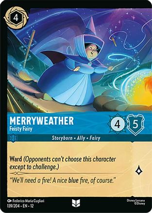 Merryweather - Feisty Fairy (Foil) (139/204) - Wilds Unknown Cold Foil - for just $1.57! 