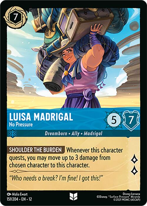 Luisa Madrigal - No Pressure (151/204) [Wilds Unknown] - for just $0.10! 