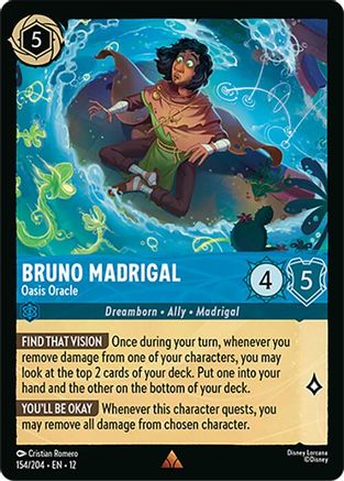 Bruno Madrigal - Oasis Oracle (154/204) - Wilds Unknown Cold Foil - for just $0.18! 