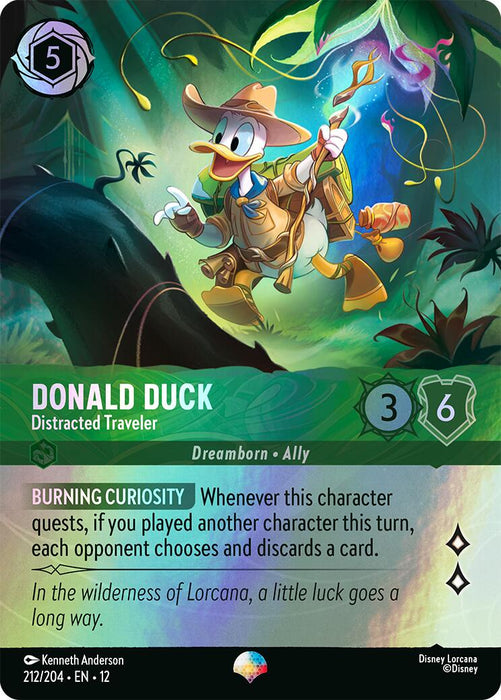 Donald Duck - Distracted Traveler (Epic) (212/204) [Wilds Unknown] - for just $0.60! 