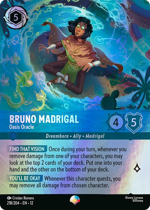 Bruno Madrigal - Oasis Oracle (Epic) (218/204) [Wilds Unknown] - for just $0.65! 