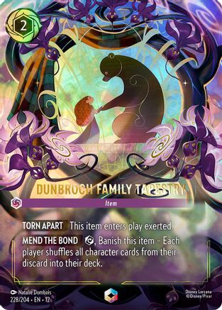 DunBroch Family Tapestry (Enchanted) (228/204) - Wilds Unknown Holofoil - for just $17.77! 