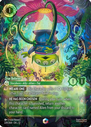 Alien - True Believer (Enchanted) (229/204) - Wilds Unknown Holofoil - for just $121.91! 