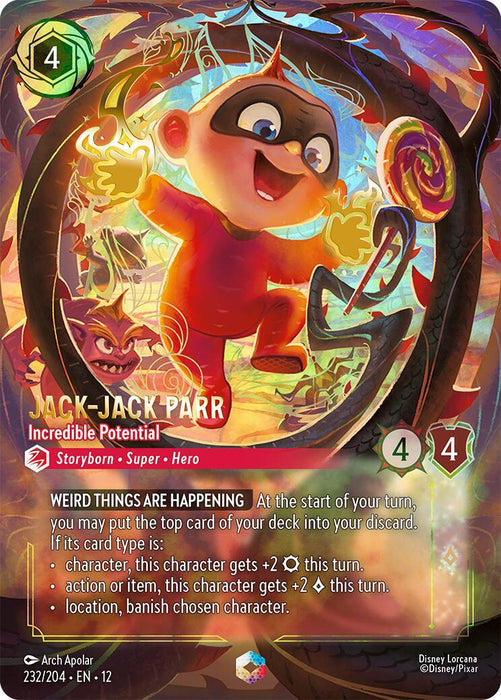 Jack-Jack Parr - Incredible Potential (Enchanted) (232/204) [Wilds Unknown] - for just $45.95! 