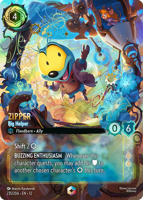 Zipper - Big Helper (Enchanted) (235/204) [Wilds Unknown] - for just $27.20! 