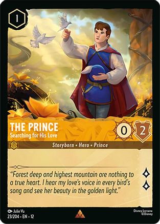 The Prince - Searching for His Love (23/204) - Wilds Unknown Cold Foil - for just $0.09! 