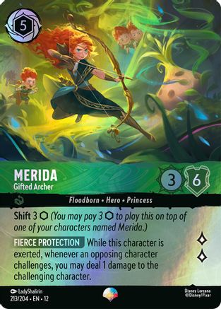 Merida - Gifted Archer (Epic) (213/204) - Wilds Unknown Holofoil - for just $0.87! 