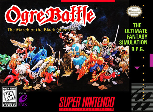 Ogre Battle: The March of the Black Queen – Super Nintendo Entertainment System (SNES) - for just $0! 