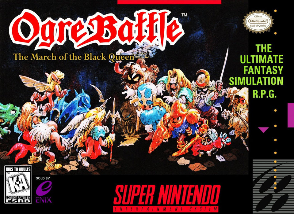 Ogre Battle: The March of the Black Queen – Super Nintendo Entertainment System (SNES) - for just $0! 