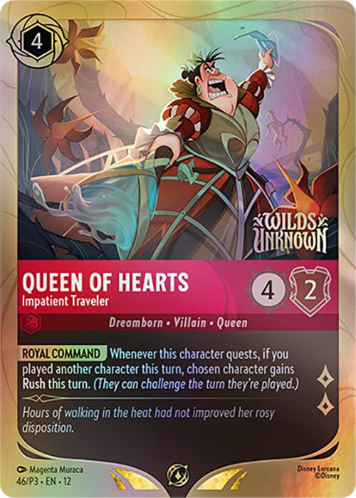 Queen of Hearts - Impatient Traveler (46) [Promo Cards] - for just $2.50! 