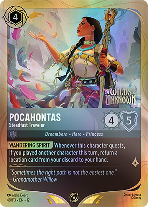 Pocahontas - Steadfast Traveler (48) [Promo Cards] - for just $3.15! 