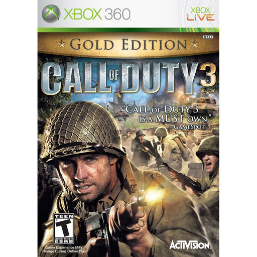Call of Duty 3: Gold Edition (Xbox 360) - Just $0! Shop now at Retro Gaming of Denver