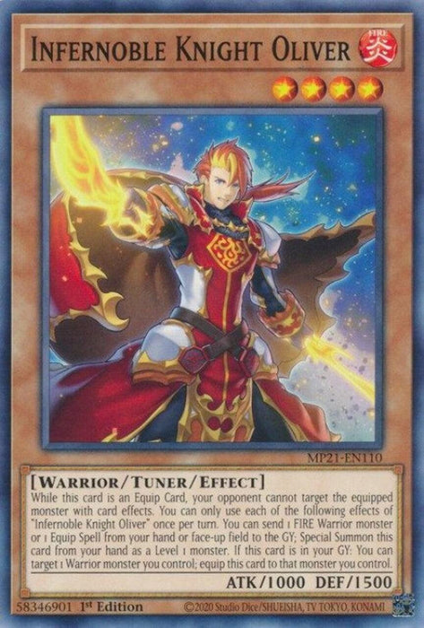 Infernoble Knight Oliver [MP21-EN110] Common - for just $0.10! 