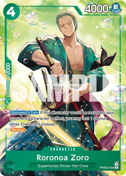 Roronoa Zoro (Welcome Pack 2026 Vol.1) [One Piece Promotion Cards] - for just $4.10! 