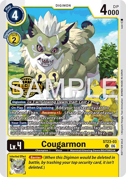 Cougarmon [ST23-03] (Welcome Tamers Pack Vol.2) [Starter Deck: Beatbreak Release Event Cards] - for just $10! 