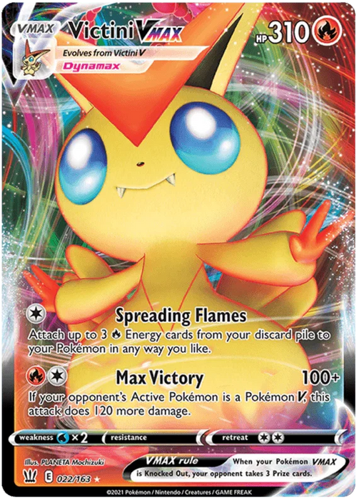 Victini VMAX (022/163) [Sword & Shield: Battle Styles] - for just $1.15! 