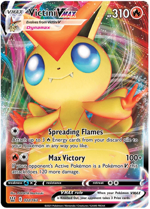 Victini VMAX (022/163) [Sword & Shield: Battle Styles] - for just $1.20! 