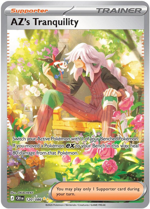 AZ's Tranquility (120/086) [Mega Evolution: Chaos Rising] - for just $11.25! 