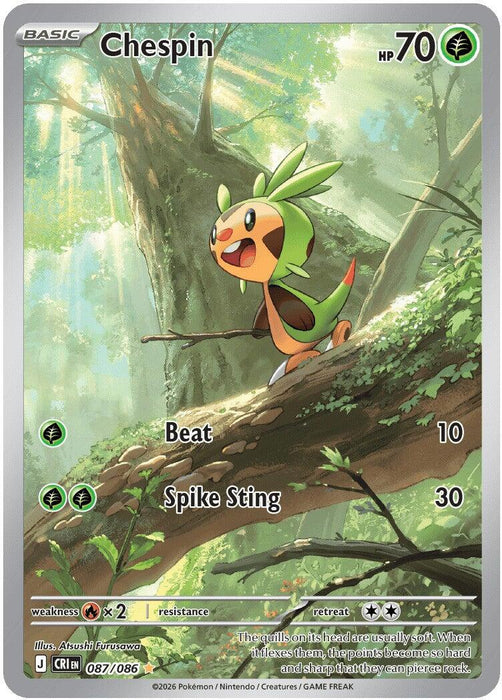 Chespin (087/086) [Mega Evolution: Chaos Rising] - for just $1.95! 