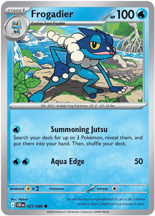 Frogadier (021/086) [Mega Evolution: Chaos Rising] - for just $0.10! 