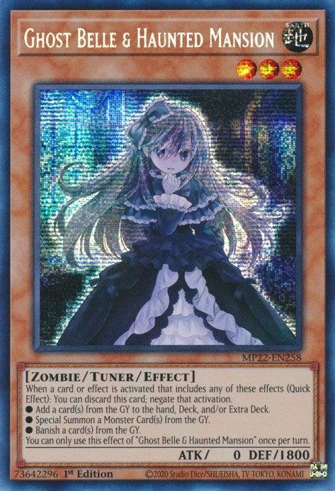 Ghost Belle & Haunted Mansion [MP22-EN258] Prismatic Secret Rare - for just $1.65! 
