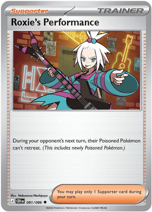 Roxie's Performance (081/086) [Mega Evolution: Chaos Rising] - for just $0.10! 