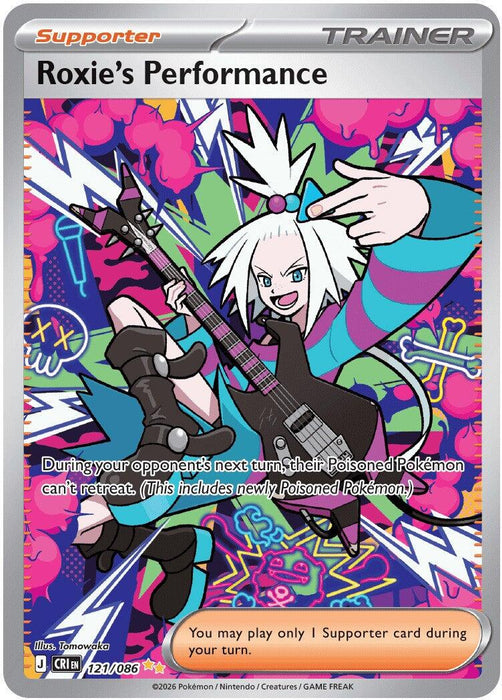 Roxie's Performance (121/086) [Mega Evolution: Chaos Rising] - for just $9.55! 