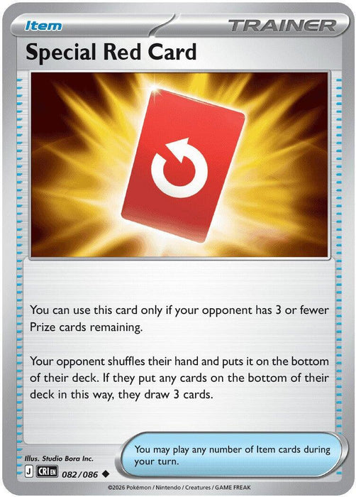 Special Red Card (082/086) [Mega Evolution: Chaos Rising] - for just $0.10! 