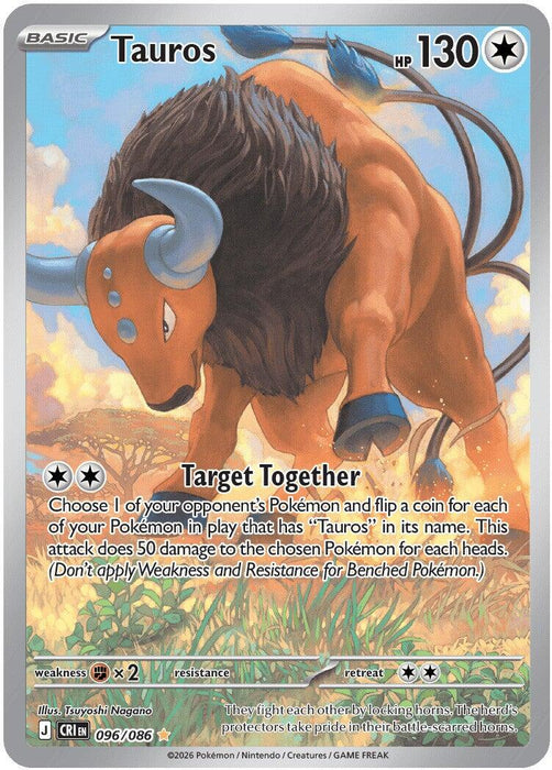 Tauros (096/086) [Mega Evolution: Chaos Rising] - for just $1.55! 