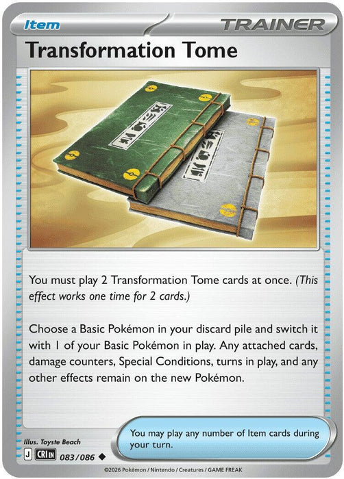 Transformation Tome (083/086) [Mega Evolution: Chaos Rising] - for just $0.10! 