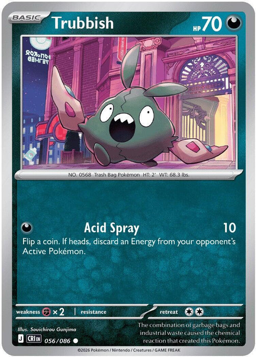 Trubbish (056/086) [Mega Evolution: Chaos Rising] - for just $0.10! 