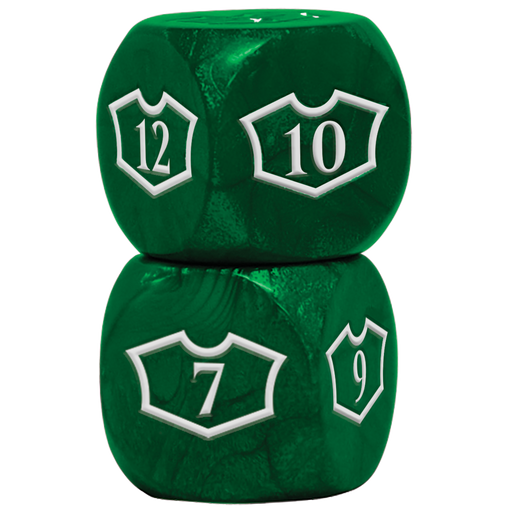 Ultra PRO: Loyalty Dice Set - 22MM Deluxe with 7-12 (Forest) - for just $0! 