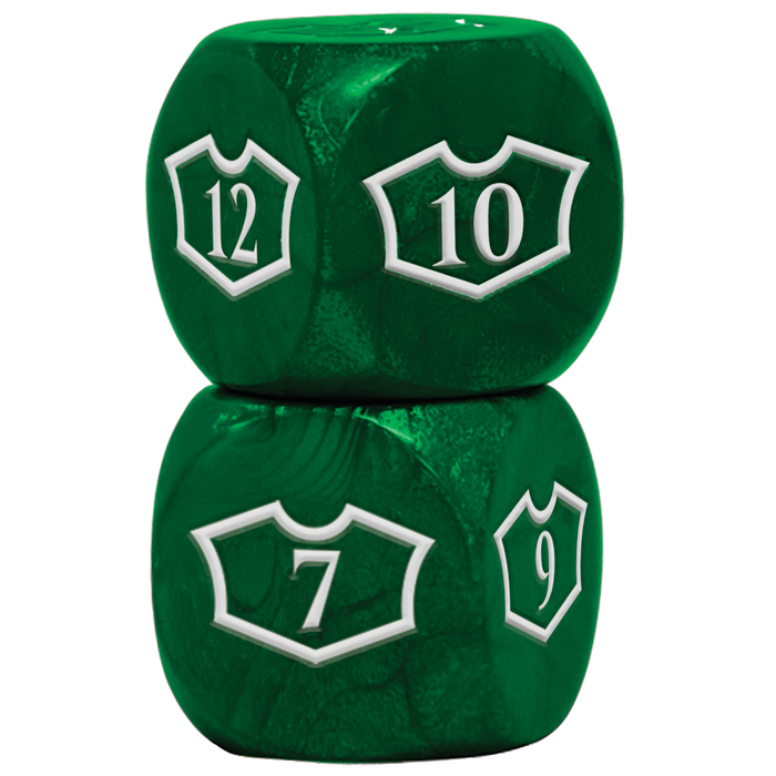 Ultra PRO: Loyalty Dice Set - 22MM Deluxe with 7-12 (Forest) - for just $0! 