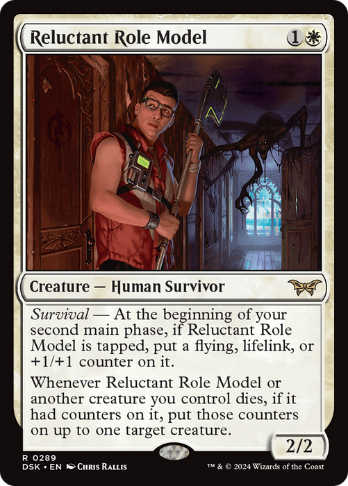 Reluctant Role Model (DSK-289) - Duskmourn: House of Horror Foil - for just $0.15! 