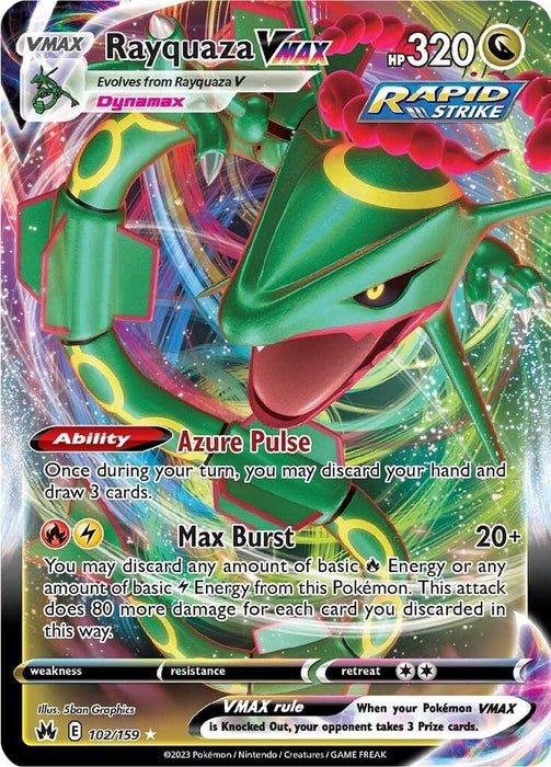 Rayquaza VMAX (102/159) (102) [Sword & Shield: Crown Zenith] - for just $5.10! 