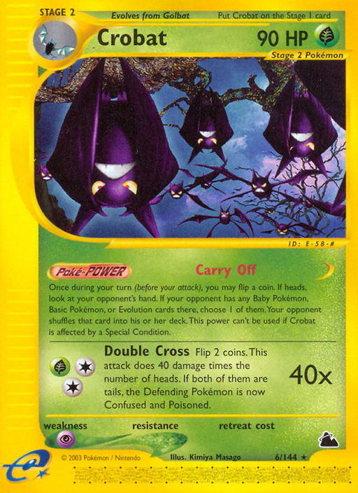 Crobat (6/144) [Skyridge] - Just $8.20! Shop now at Retro Gaming of Denver