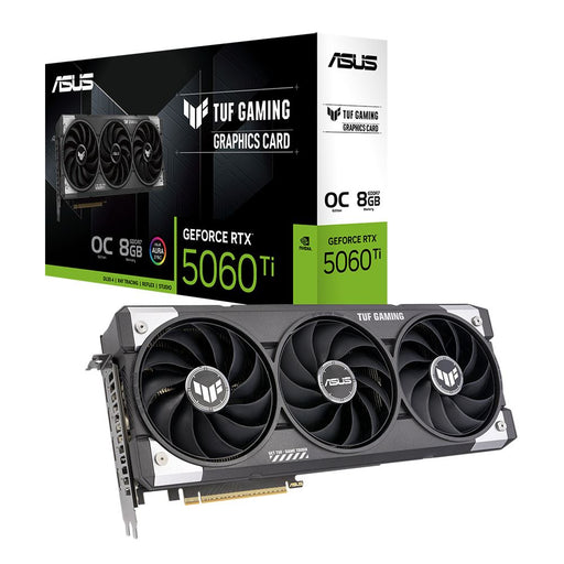 ASUS NVIDIA GeForce RTX 5060 Ti TUF Overclocked Triple Fan 8GB GDDR7 PCIe 5.0 Graphics Card - for just $499.99! 