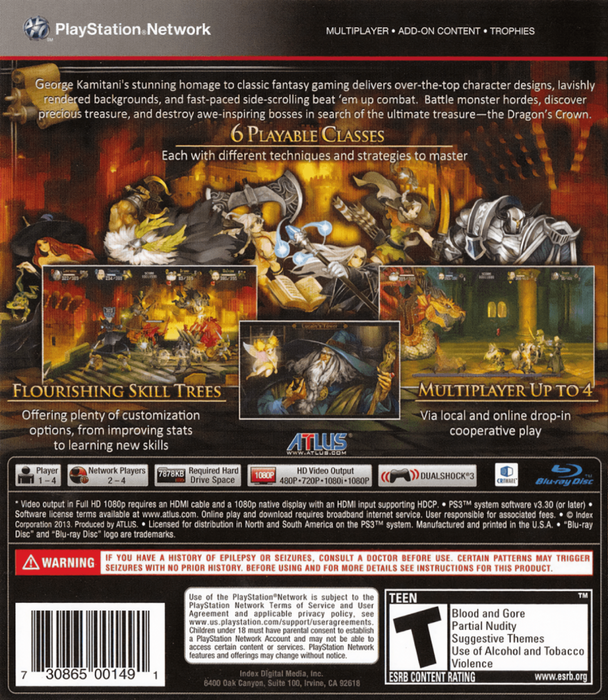Dragon's Crown – PlayStation 3 (PS3) - for just $16.99! 