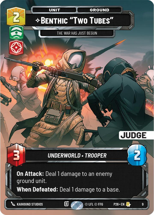 Benthic "Two Tubes" - The War Has Just Begun (9) (9) [Judge Promos] - for just $13.95! 