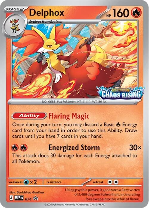Delphox (074) [Mega Evolution Promo] - for just $3.35! 