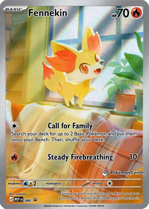 Fennekin (080) (Pokemon Center Exclusive) [Mega Evolution Promo] - for just $15.15! 