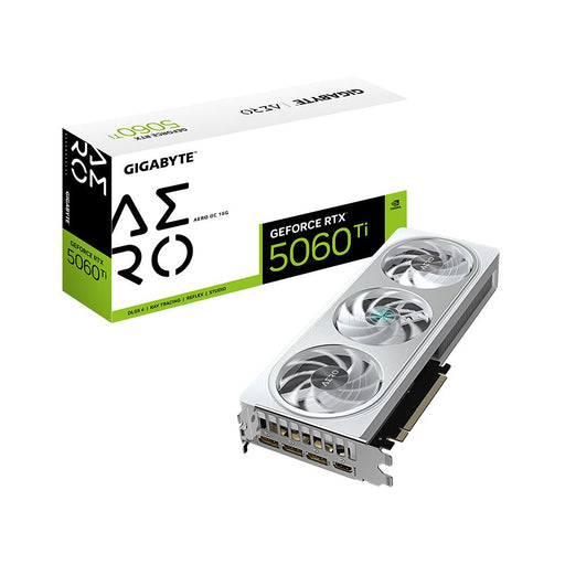 Gigabyte NVIDIA GeForce RTX 5060 Ti Aero Overclocked Triple Fan 16GB GDDR7 PCIe 5.0 Graphics Card - for just $574.99! 