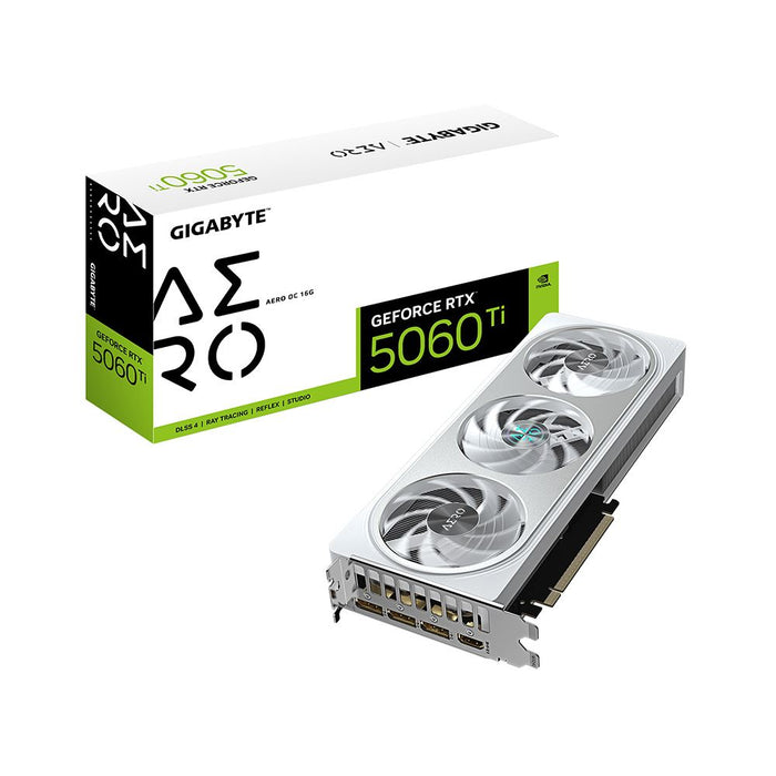 Gigabyte NVIDIA GeForce RTX 5060 Ti Aero Overclocked Triple Fan 16GB GDDR7 PCIe 5.0 Graphics Card - for just $574.99! 