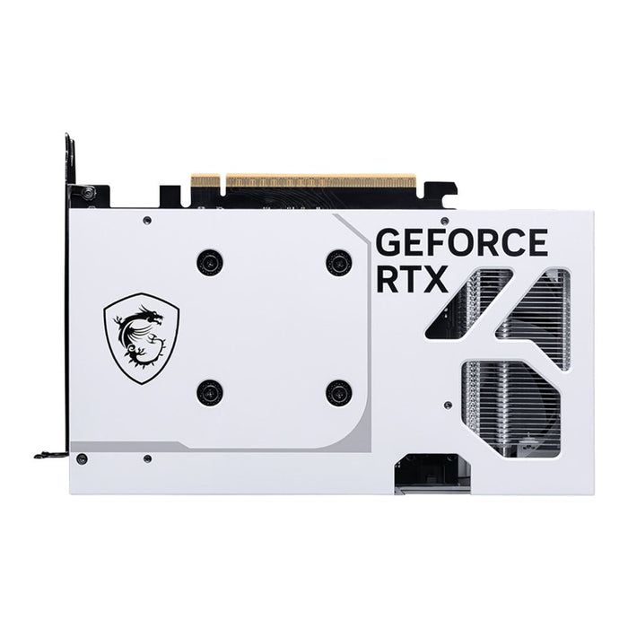 MSI NVIDIA GeForce RTX 5060 Ventus 2X White Overclocked Dual Fan 8GB GDDR7 PCIe 5.0 Graphics Card - for just $424.99! 