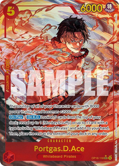 Portgas.D.Ace (Alternate Art) [The Time of Battle] - for just $16.65! 