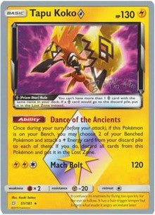 Tapu Koko Prism Star (51/181) (Pikarom Judge - Haruki Miyamoto) [World Championships 2019] - Just $0.90! Shop now at Retro Gaming of Denver