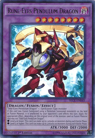 Rune-Eyes Pendulum Dragon [SECE-EN045] Ultra Rare - for just $0.30! 